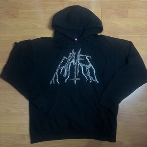 Doves X Copes GBC gothboiclique Rare Black Hoodie Size Large